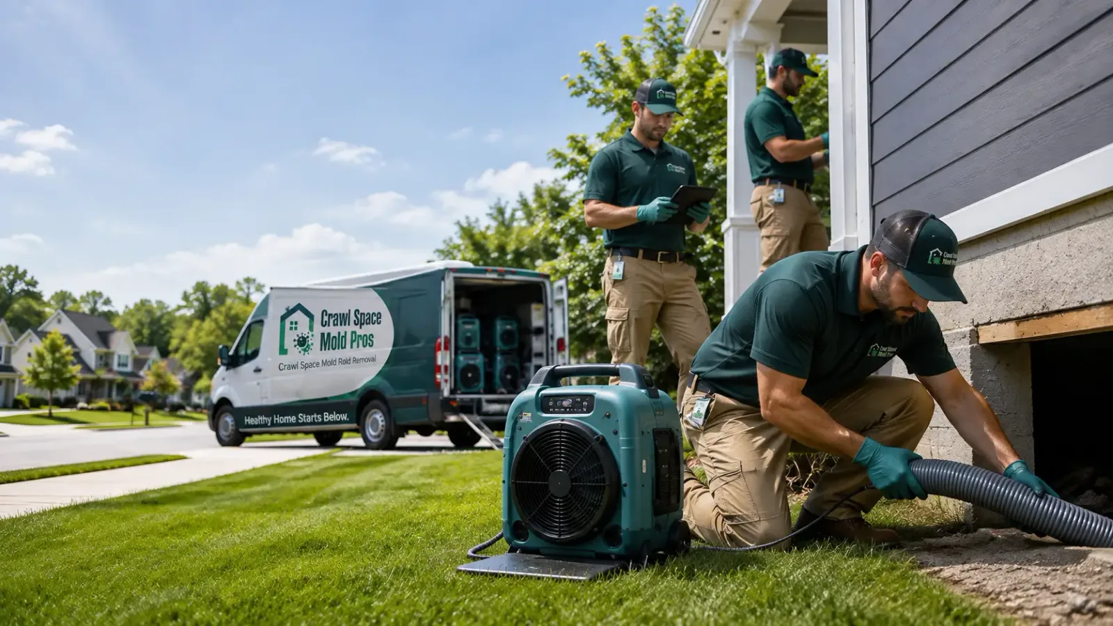 Crawl Space Mold Removal in Huntingdon, PA